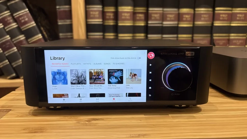 Eversolo Play CD Apple Music lejátszási opciók