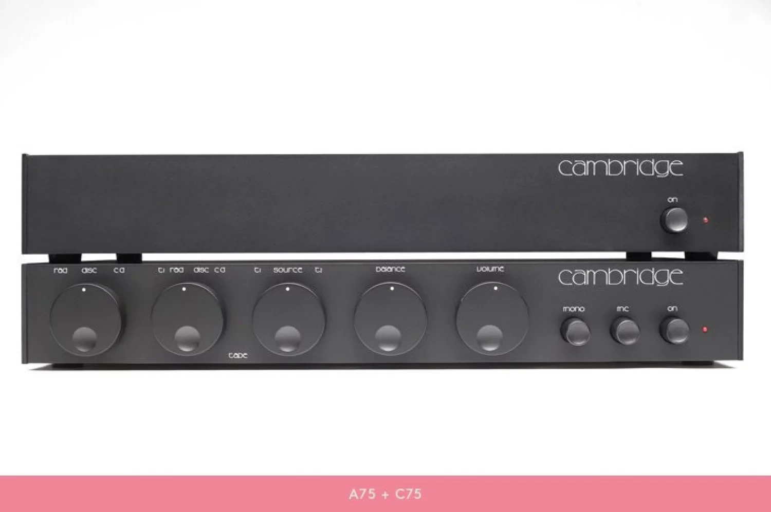 Cambridge Audio C75 előerősítő és az A75 végerősítő -1984