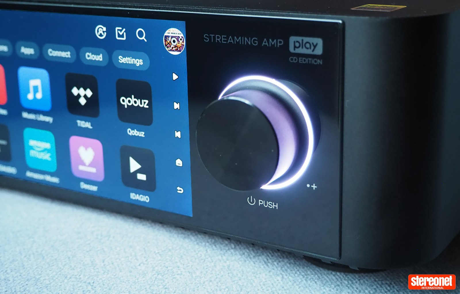 Eversolo Play hangerő világító hangerő pótméter