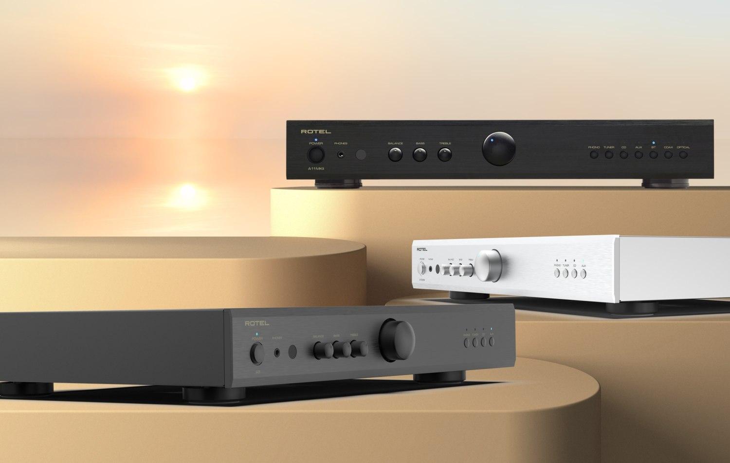 Rotel A8, A10MKII és A11MKII Integrált erősítők