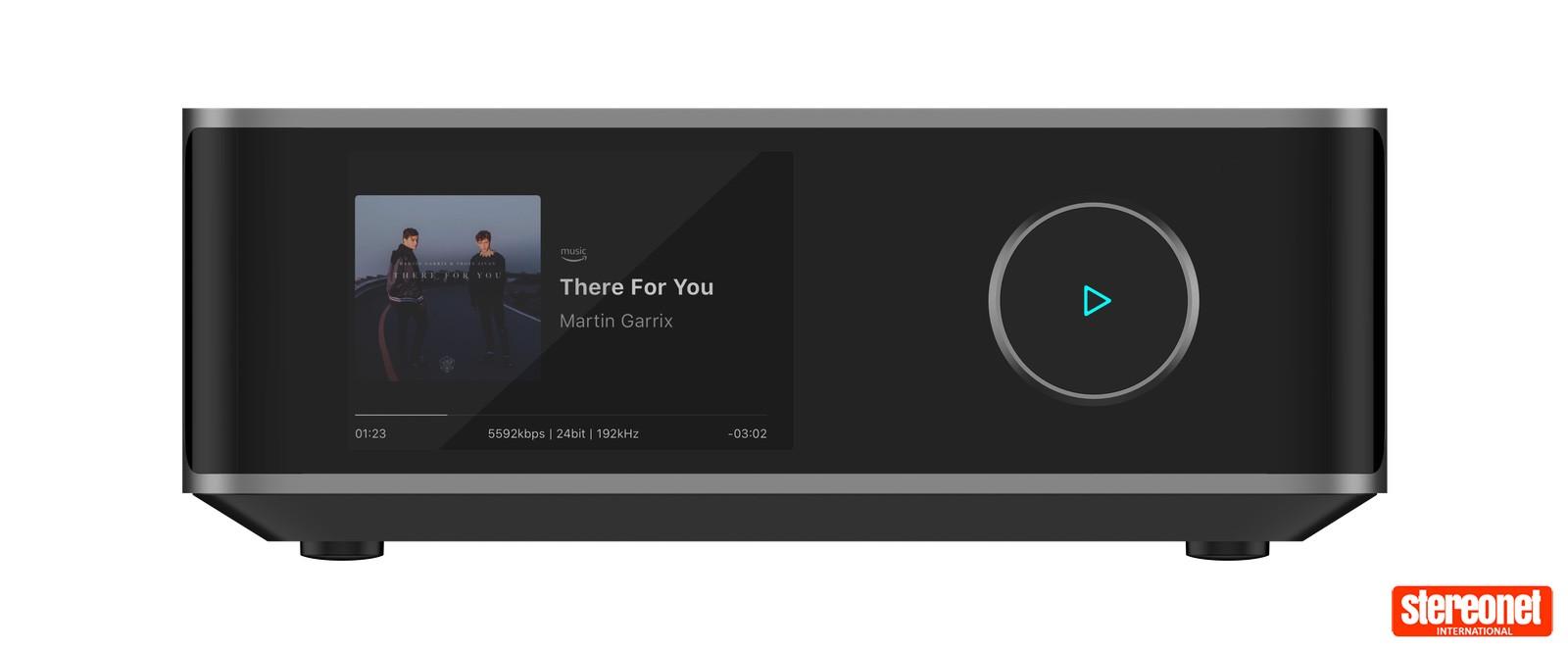 WiiM Amp Ultra Streaming erősítő elölnézet