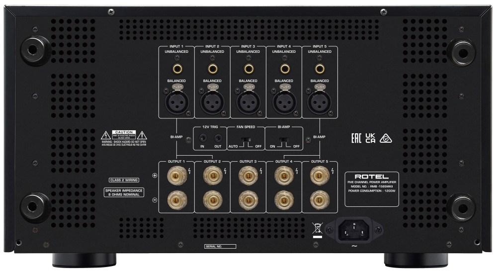 Rotel RMB-1585MKII hátlap