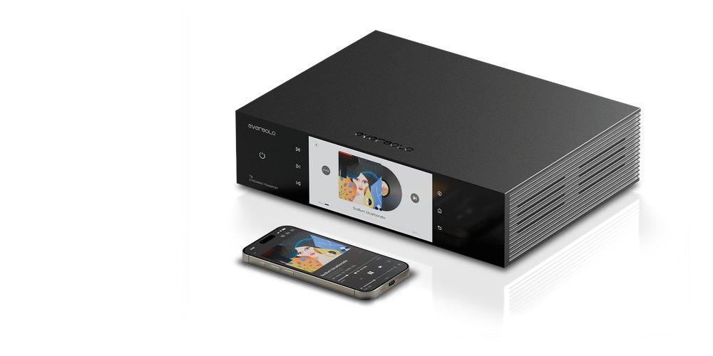 Eversolo T8 mobiltelefonnal