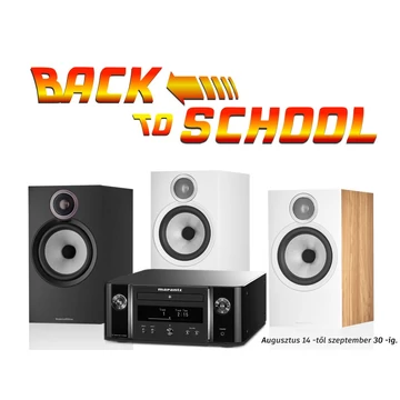 Marantz Melody X MCR-612 fekete + Bowers &amp; Wilkins 606 S3 fekete szett