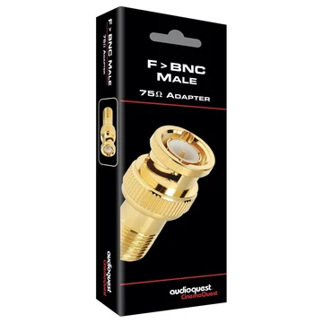 AudioQuest F aljzat - BNC dugó adapter