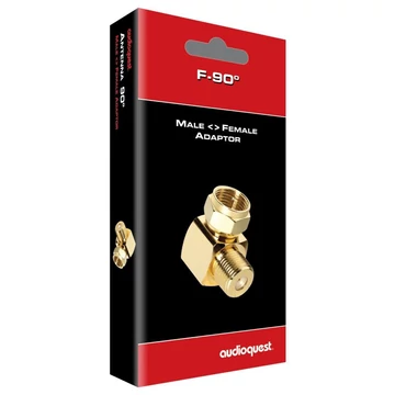 AudioQuest derékszögű F csatlakozó adapter