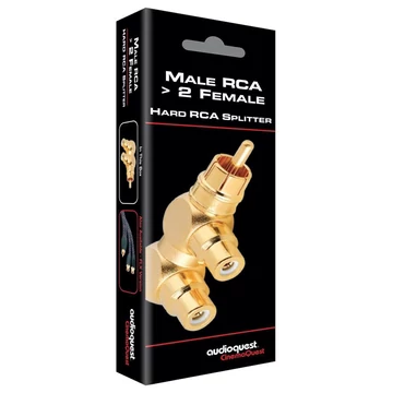 AudioQuest sngl RCA male - 2 female RCA
