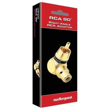 AudioQuest sngl right angle RCA adapter