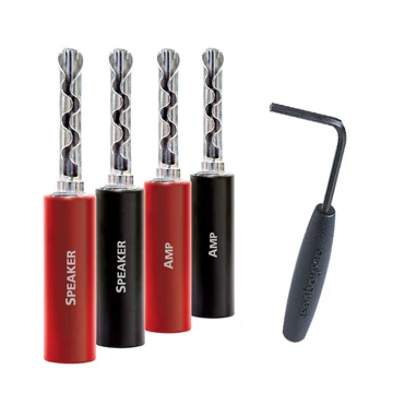 AudioQuest SureGrip 100 ezüstözött banándugó készlet (8db)