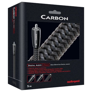 AudioQuest 1.0m Carbon koaxiális digitális kábel