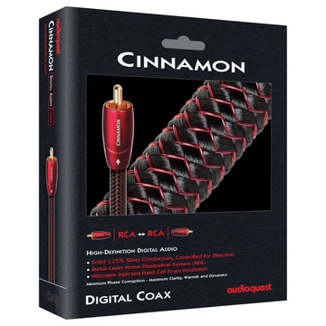 AudioQuest 1.5m Cinnamon koaxiális digitális kábel
