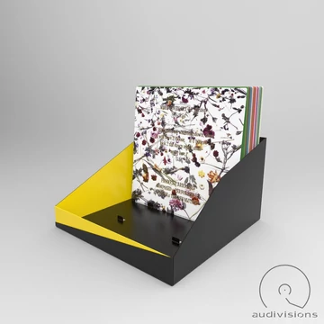 Audivisions Fusion falra szerelhető / asztali hanglemeztartó doboz