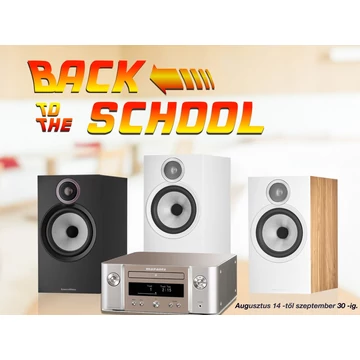 Marantz Melody X MCR-612 ezüst + Bowers &amp; Wilkins 606 S3 fekete szett
