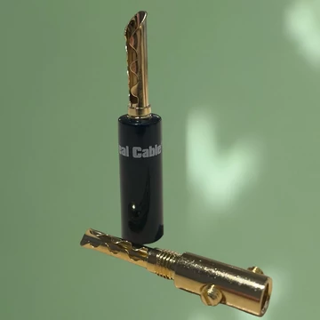 Real Cable BFA6020B banándugó, fekete