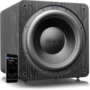 SVS SB-3000 Aktív mélysugárzó Fekete