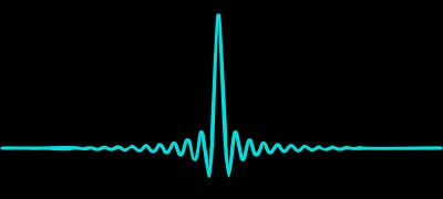 Apodizálás, gyors lefutású, lineáris fázisú szűrő (Apodizing, Sharp Roll-off, Linear Phase)