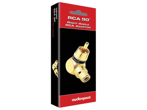 AudioQuest sngl right angle RCA adapter