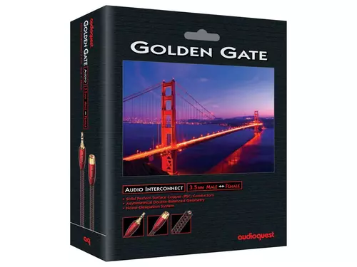 AudioQuest 5.0m Golden Gate 3.5m-3.5f analóg összekötő kábel