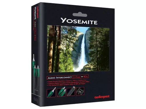 AudioQuest 2.0m Yosemite 3.5m-RCA analóg összekötő kábel