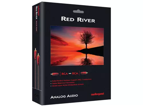 AudioQuest 2.0m pr Red River RCA analóg összekötő kábel