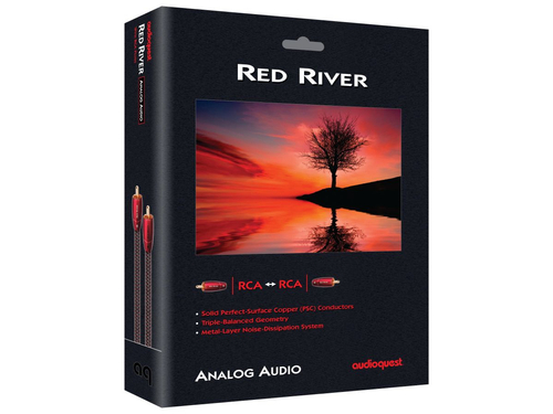 AudioQuest 0.5m pr Red River RCA analóg összekötő kábel