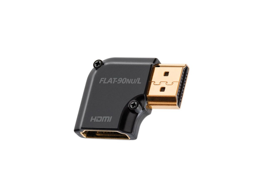 AudioQuest derékszögű HDMI adapter, lapos, bal