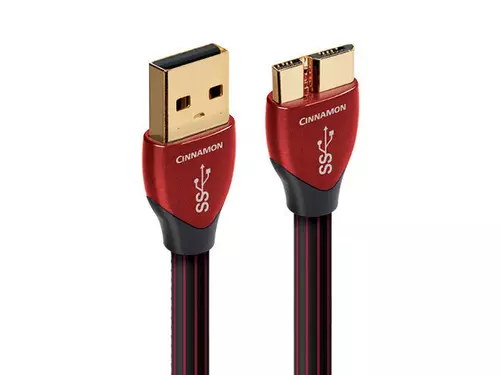 AudioQuest 0.75m Cinnamon USB 3.0 micro kábel