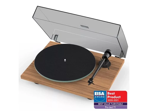 Pro-Ject T1 BT analóg lemezjátszó + Ortofon OM5 hangszedő /Dió/