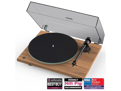  Pro-Ject T1 Phono SB analóg lemezjátszó + Ortofon OM5 hangszedő /Dió/