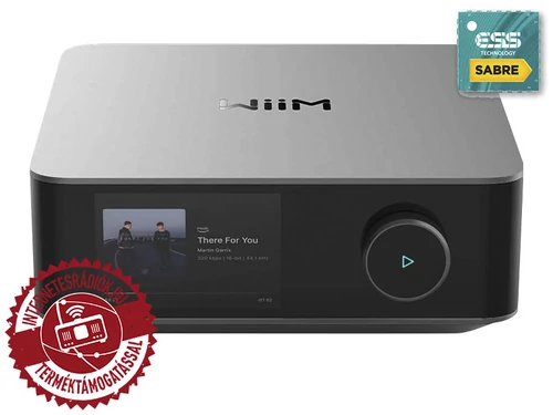 WiiM Amp Ultra Wifi/ethernet/USB/AUX/BT erősítő és zenelejátszó Space Grey