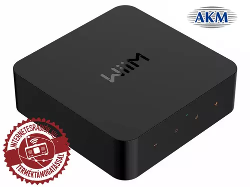 WiiM Pro Plus Wifi/ethernet/AUX/BT zenelejátszó, webrádió