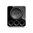 Kép 7/10 - SVS PB-5000 R|Evolution aktív mélyláda fényes fekete front