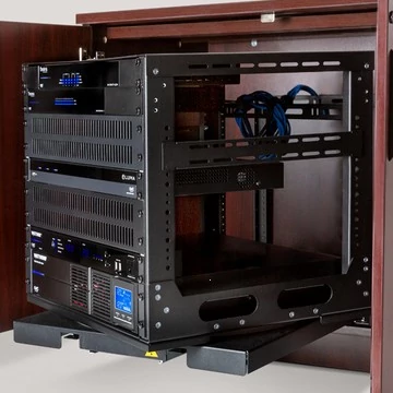 Rack szekrény bútorba! Strong® szekrénybe csúsztatható állvány 8U