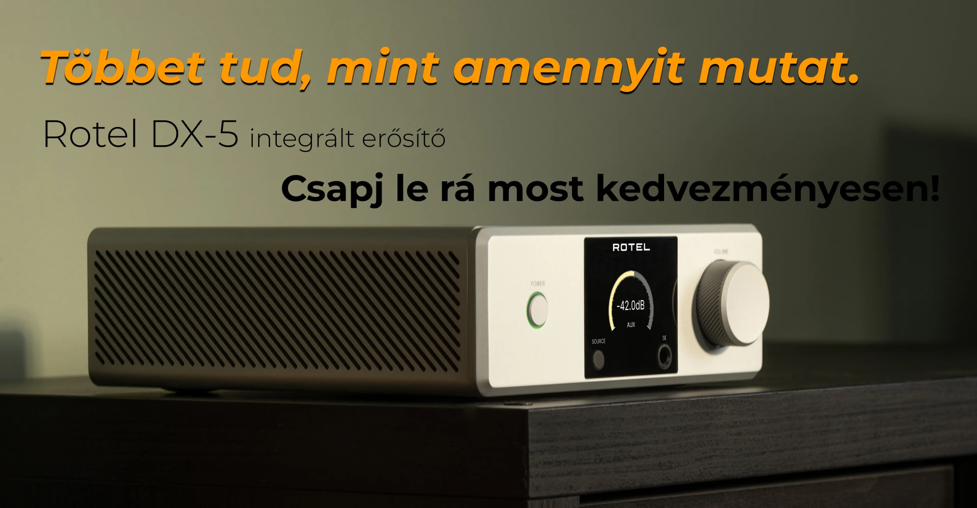 Rotel DX-5 akció!