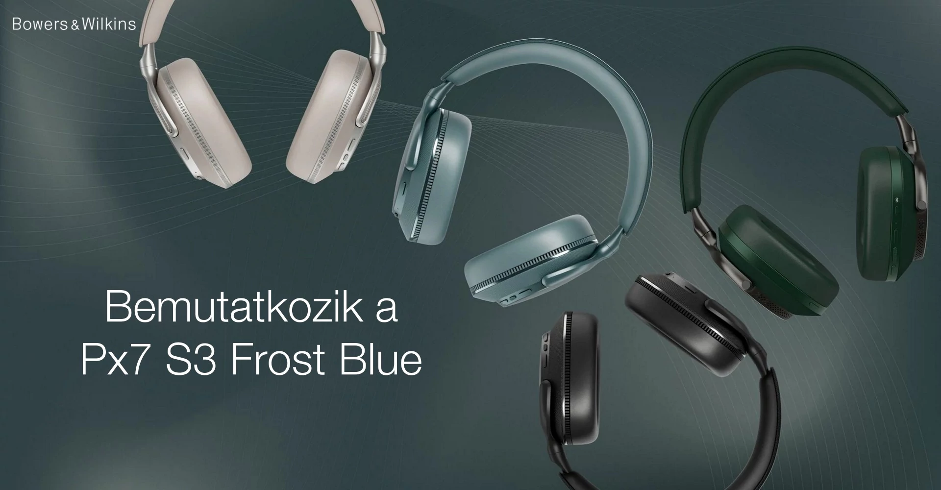 Bowers & Wilkins Px7 S3 Frost Blue színben
